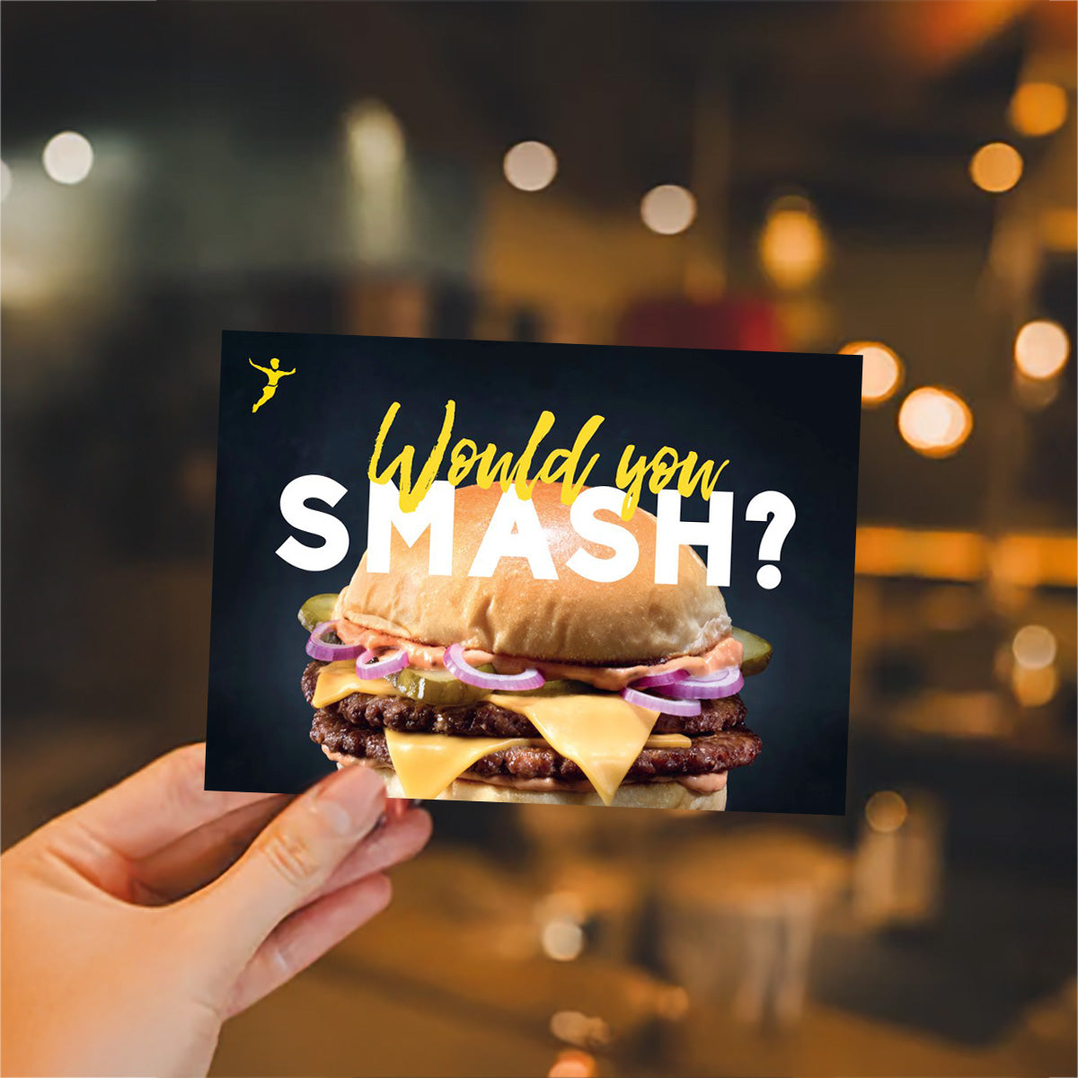 Postkarte „Would you SMASH?"
