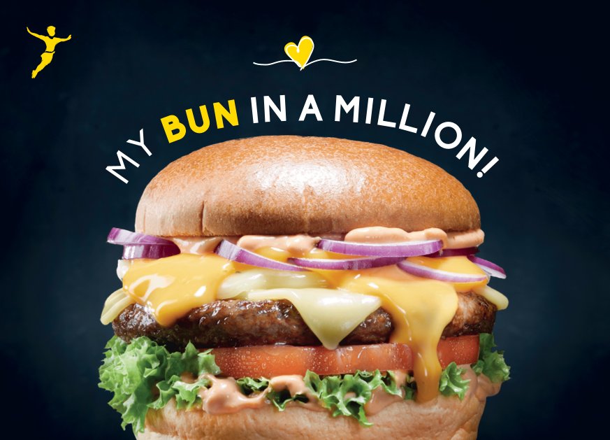 Postkarte „MY BUN IN A MILLION!"
