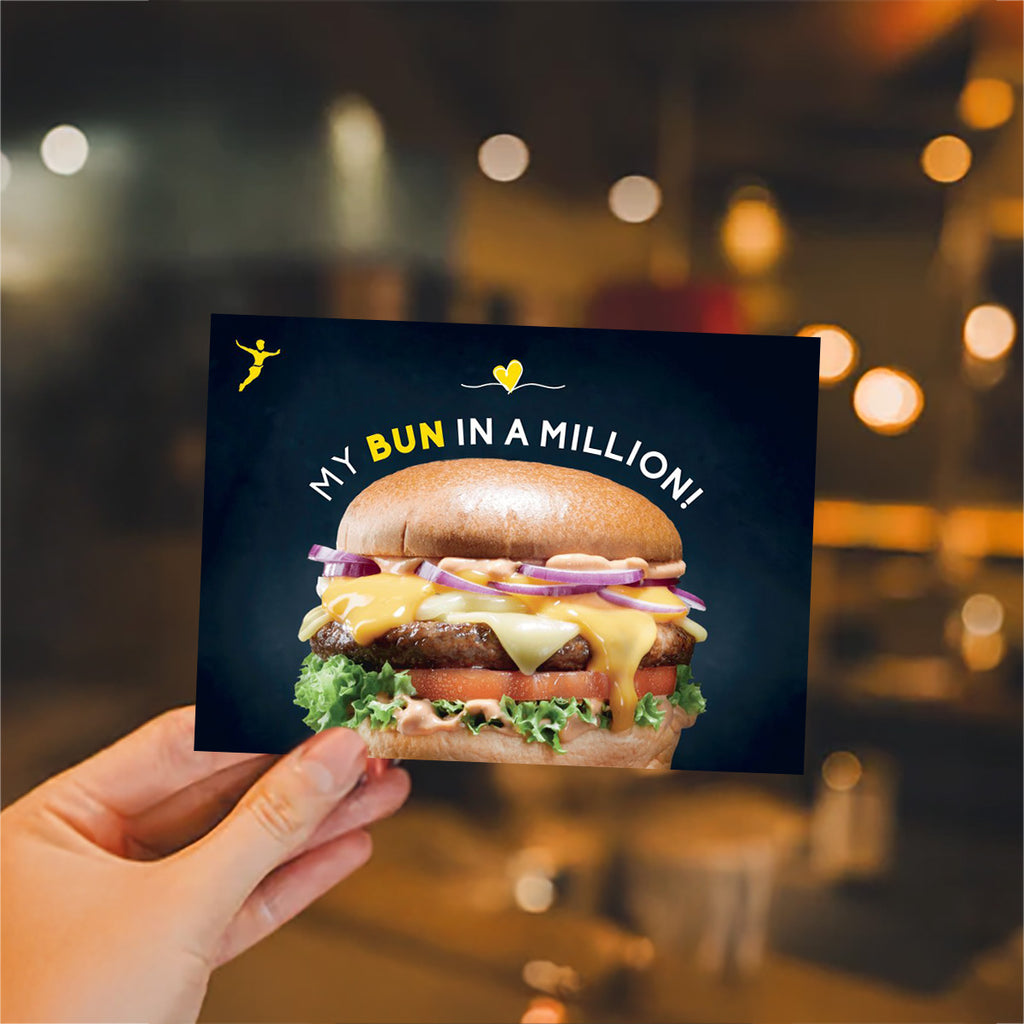 Postkarte „MY BUN IN A MILLION!"