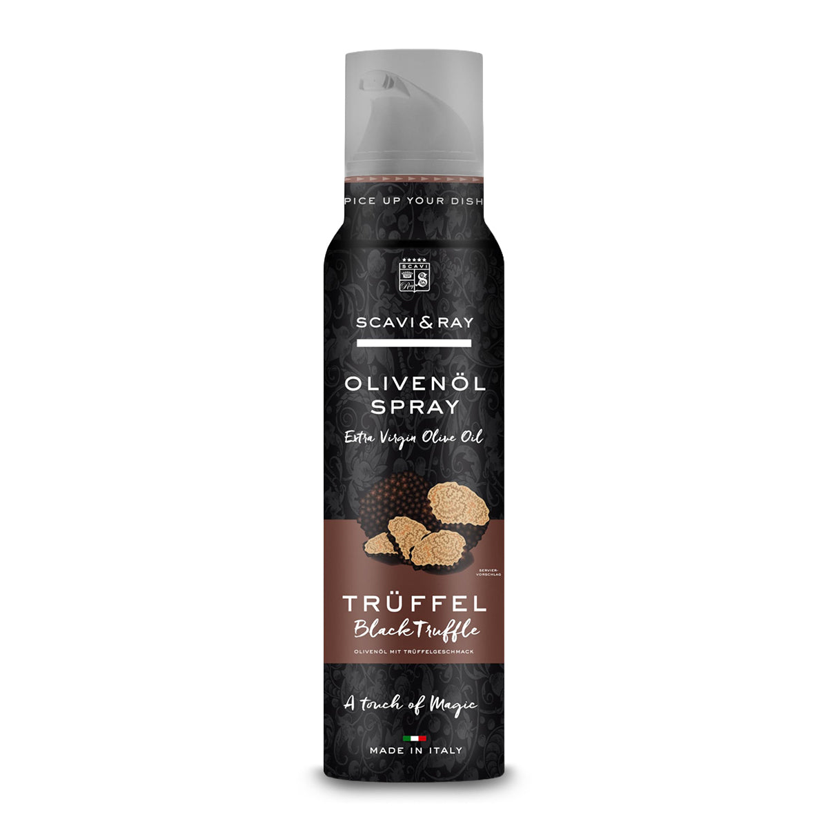 Veganes Olivenöl Spray mit Trüffelgeschmack